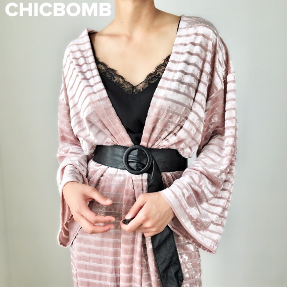 CHICBOMB Sweaters - LAST 1  ! Minnelli long line velvet duster.